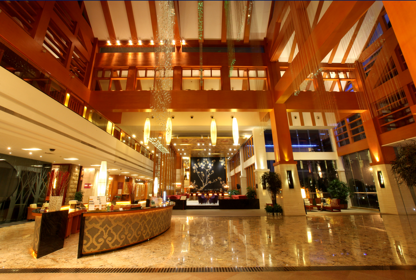 張家界京武鉑爾曼酒店大廳